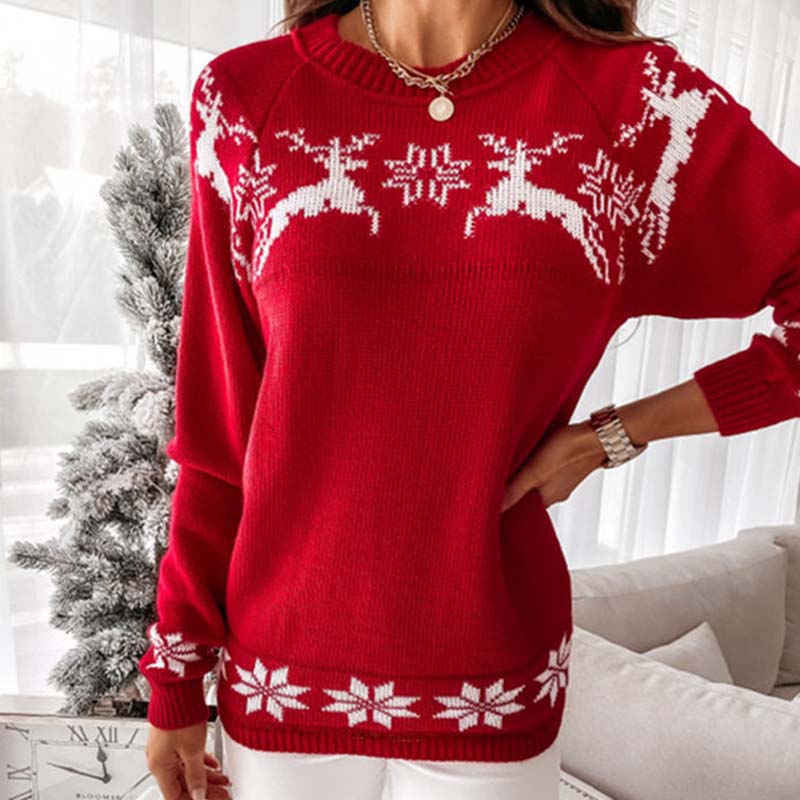 Casual Christmas Knit Sweater