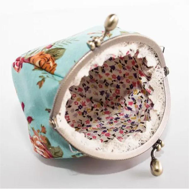 Floral Retro Coin Purse