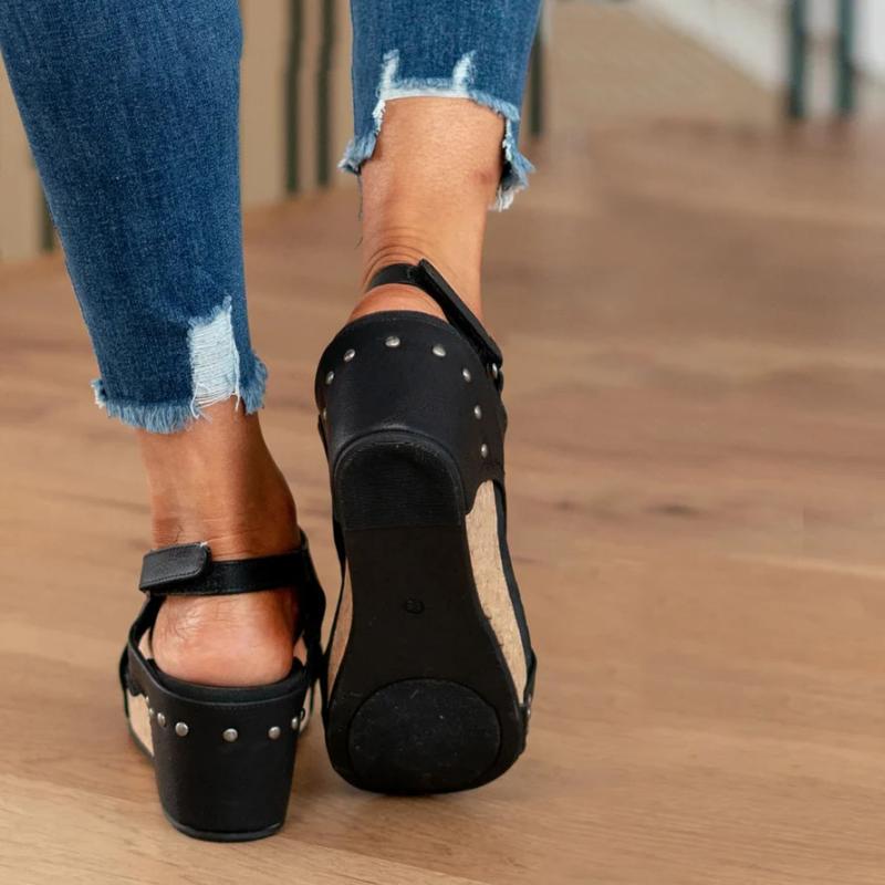 Vintage Wedge Sandals