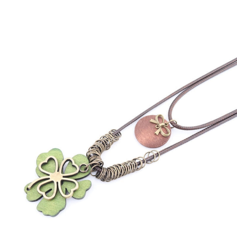 Four Leaf Clover Pendant Necklace