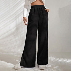 Casual Solid Colour Trousers