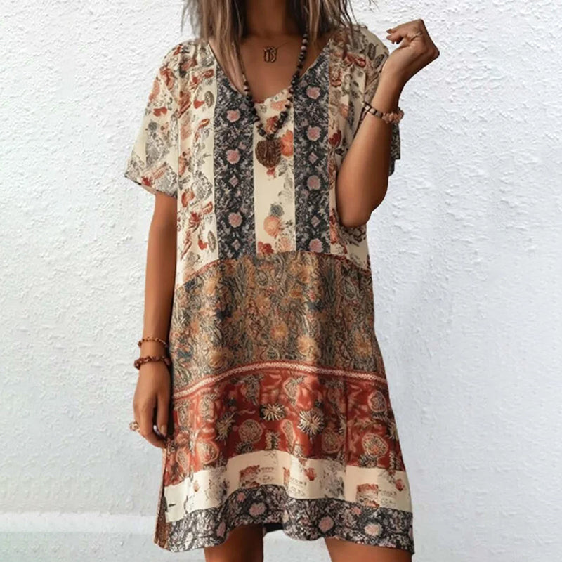 Vintage Printed Dress