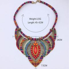 Bohemian Ethnic Pendant Necklace