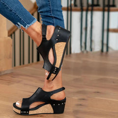 Vintage Wedge Sandals