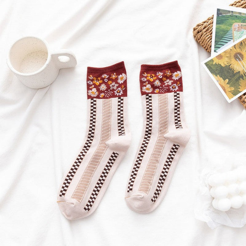 Vintage Floral Socks