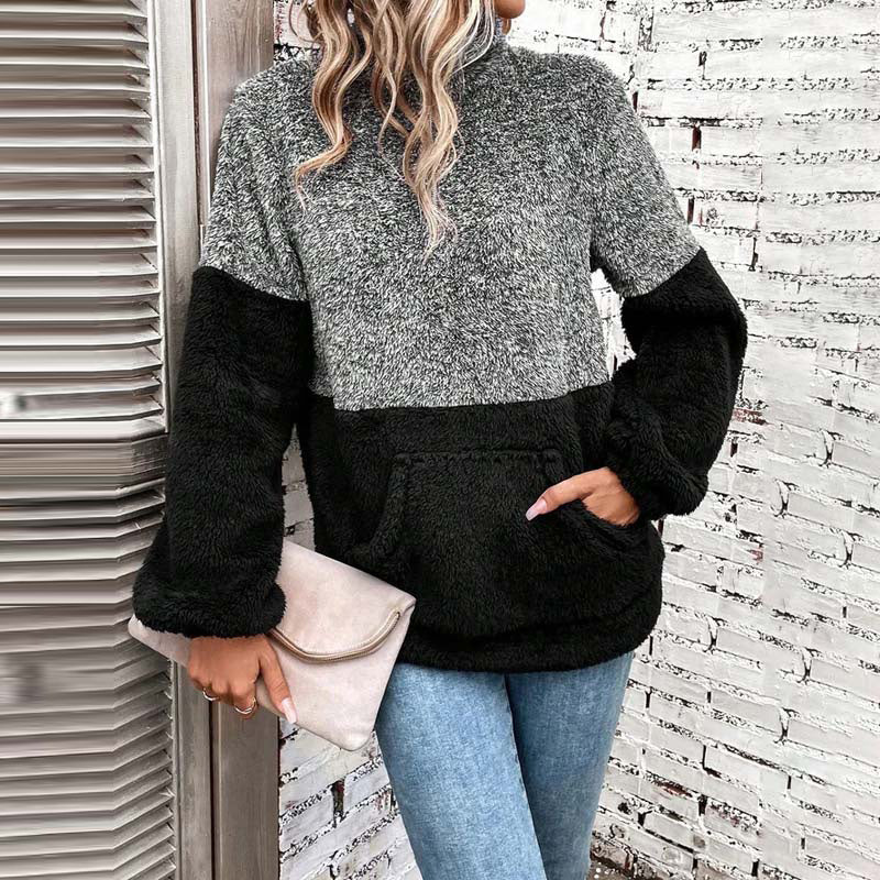 Colour Block Casual Sweatshirt