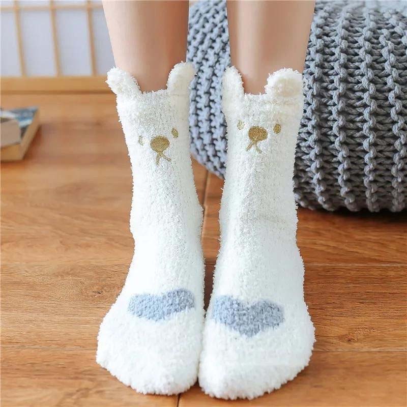 Cartoon Plush Socks