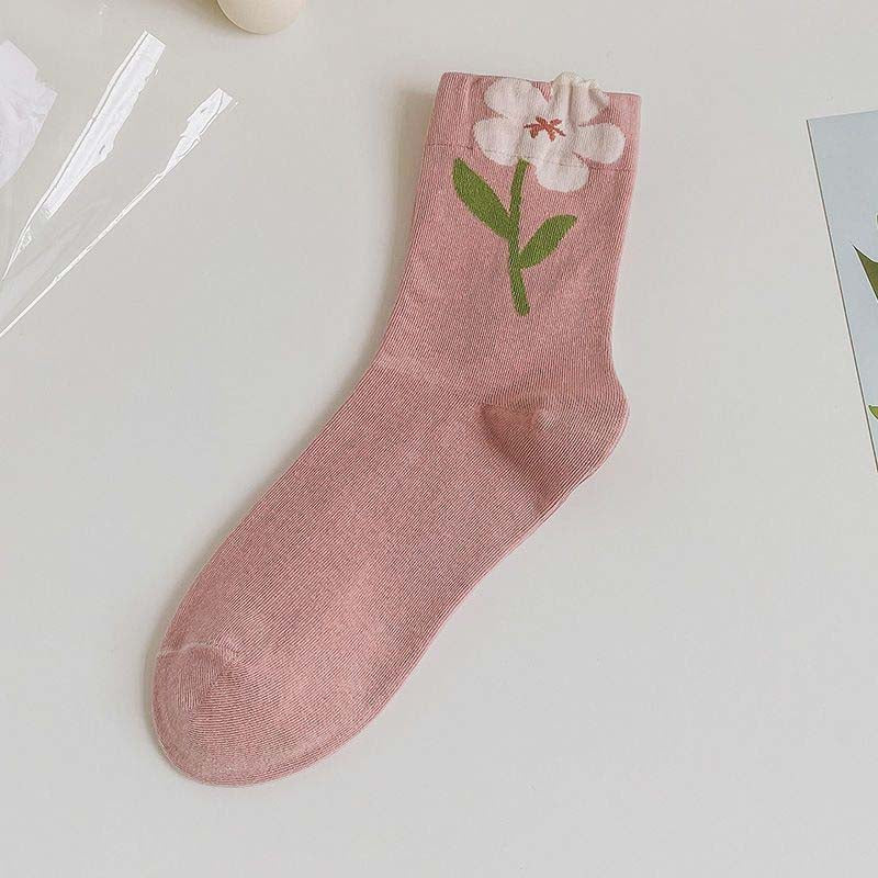 Casual Floral Socks