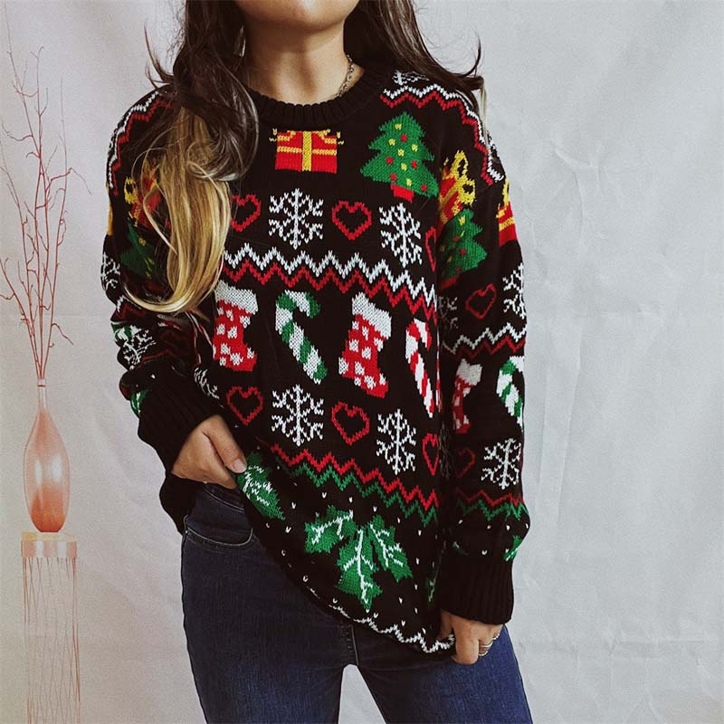 Casual Christmas Knit Sweater