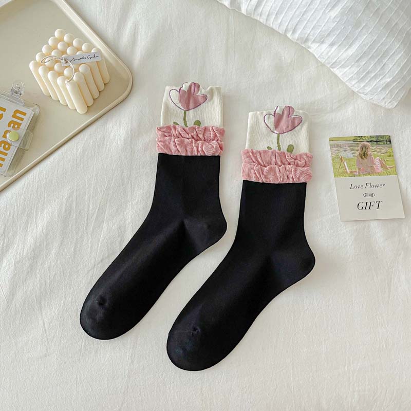 Casual Floral Socks