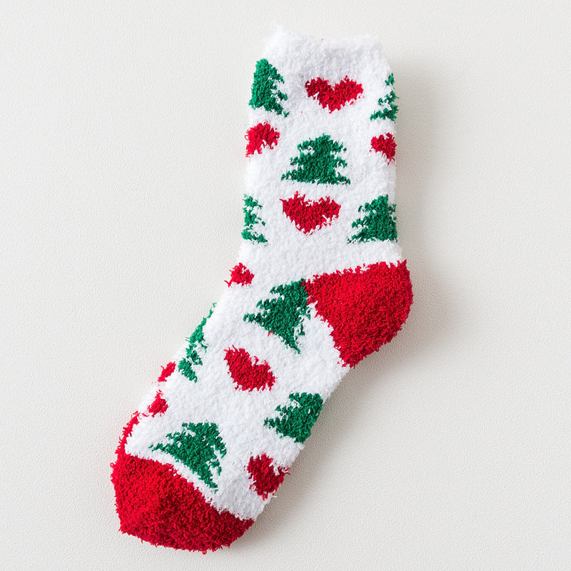 Warm Plush Christmas Socks