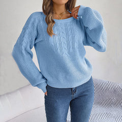 Casual Cable Knit Sweater