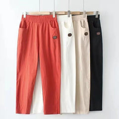 【Cotton and Linen】Comfortable Casual Trousers