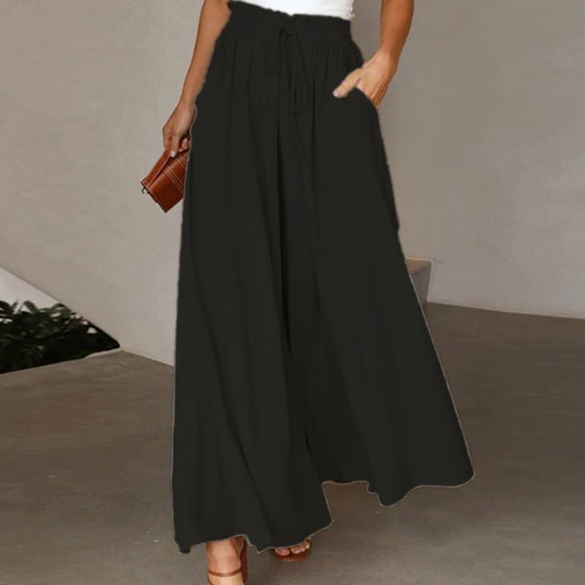 Casual Wide Leg Trousers