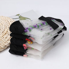 Pack Of 5 Pairs Of Floral Socks