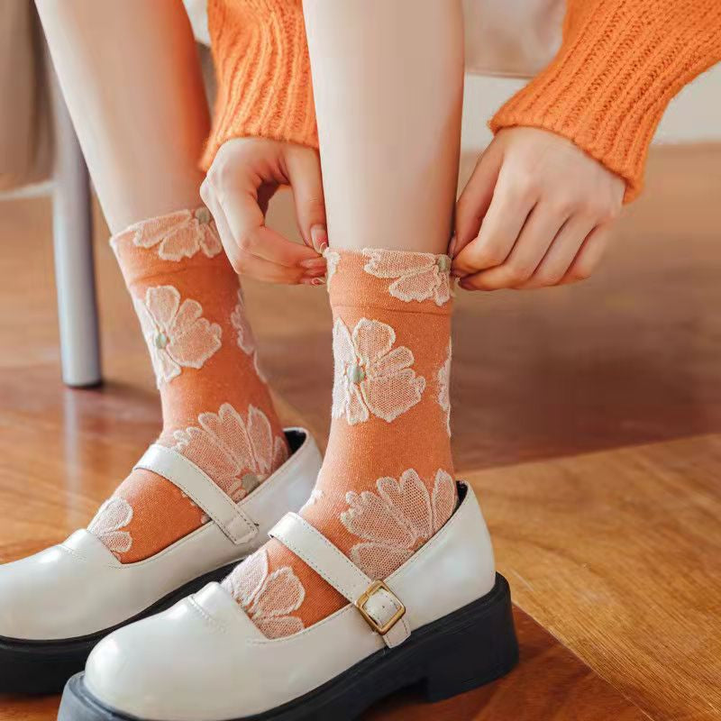 Casual Floral Socks