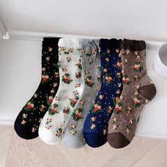 Retro Floral Socks