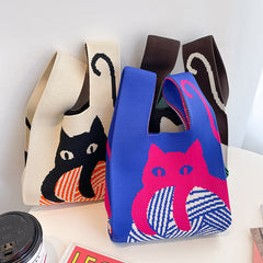 Creative Cat Pattern Handbag