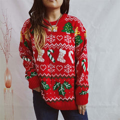 Casual Christmas Knit Sweater