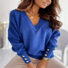 Casual Solid Colour Sweatshirt