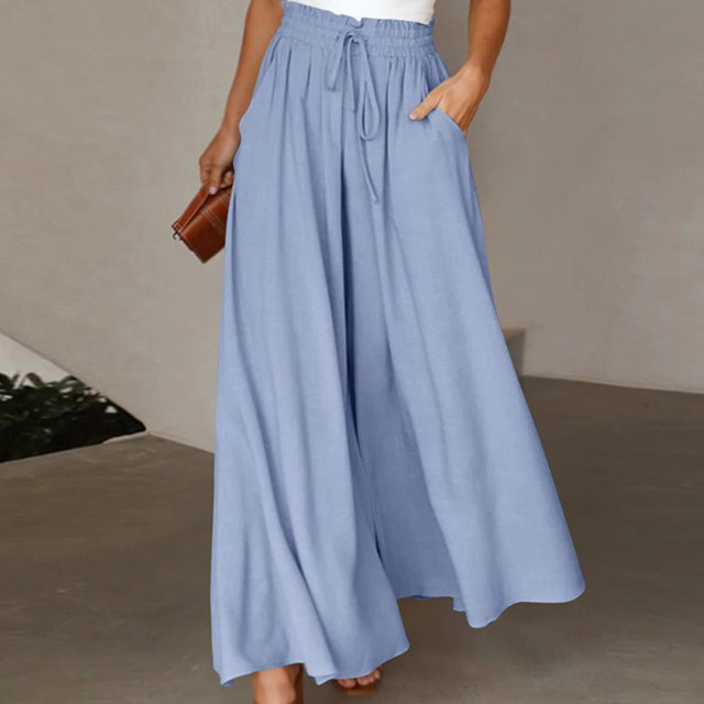 Casual Wide Leg Trousers