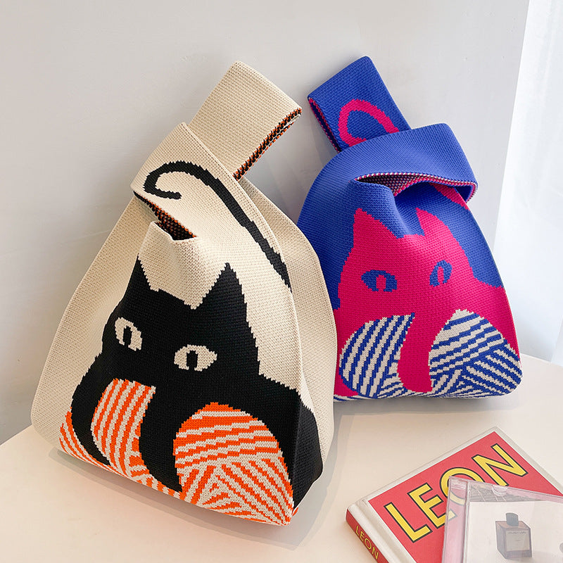 Creative Cat Pattern Handbag