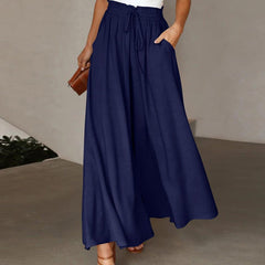 Casual Wide Leg Trousers