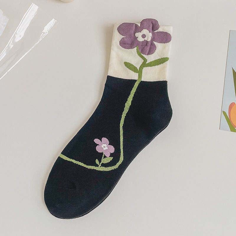 Casual Floral Socks