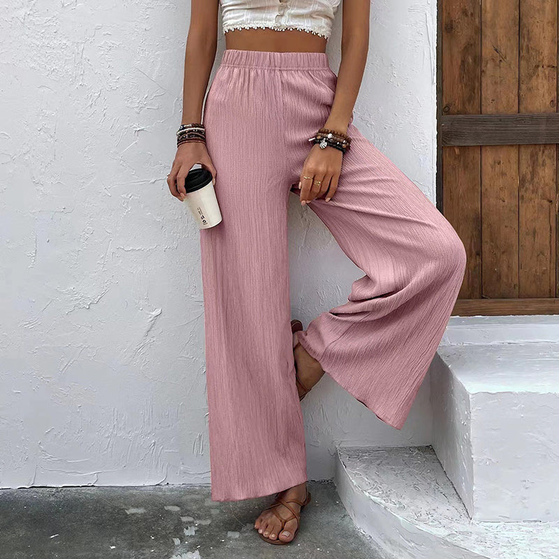 Casual Wide Leg Trousers