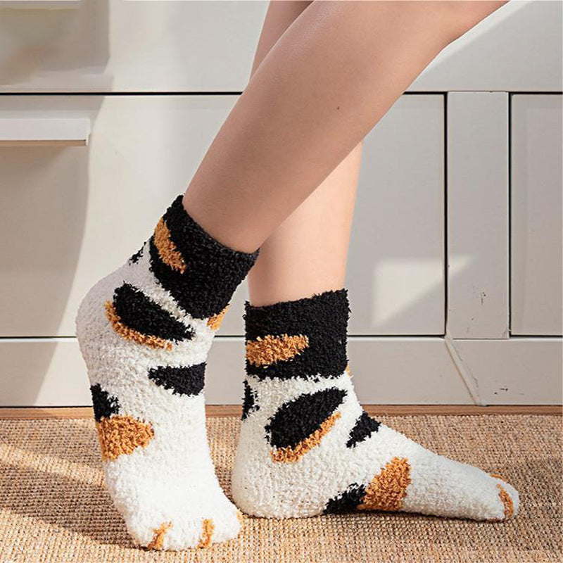 Cartoon Plush Socks