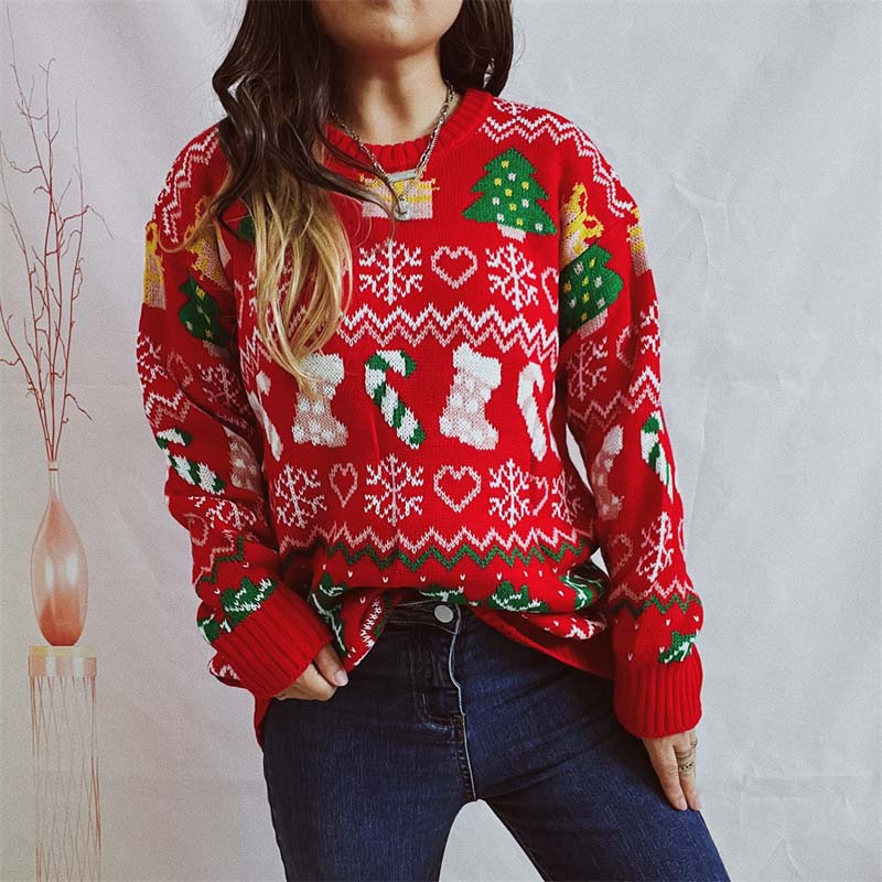 Casual Christmas Knit Sweater