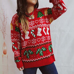 Casual Christmas Knit Sweater