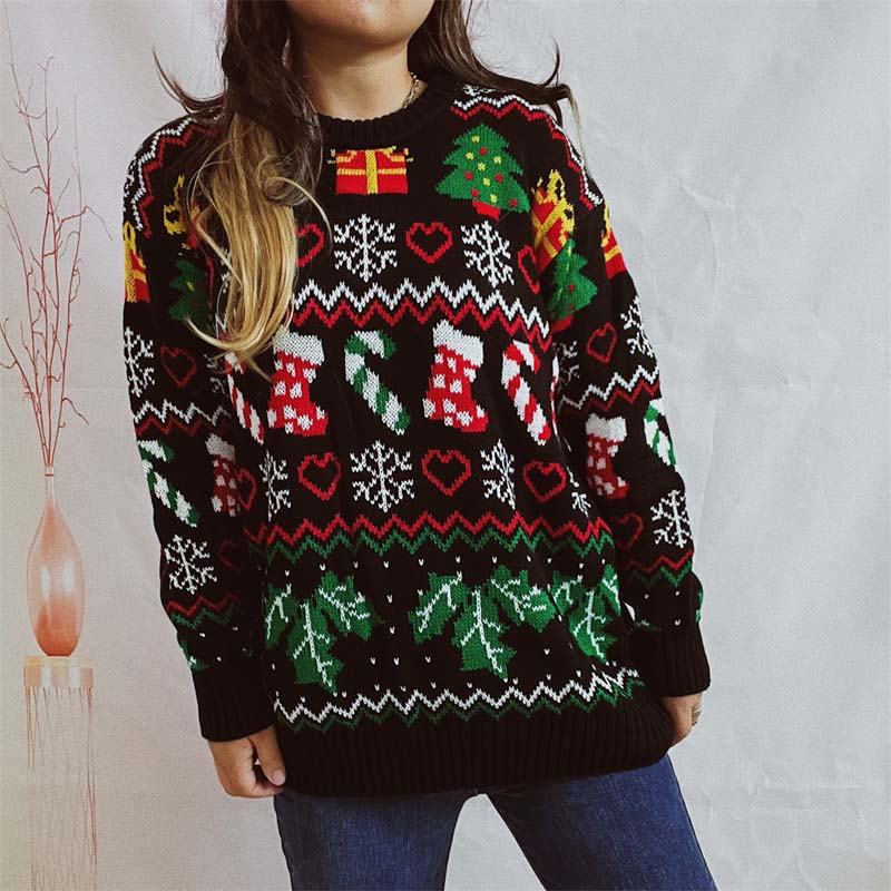 Casual Christmas Knit Sweater