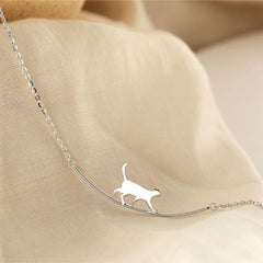 Creative Cat Pendant Necklace