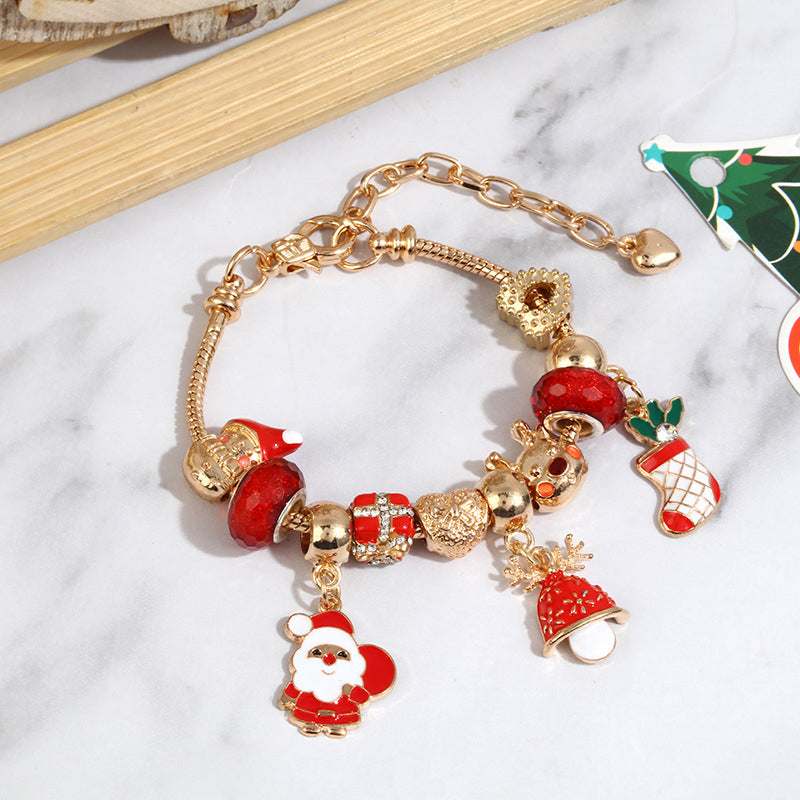 Christmas Creative Beaded Bracelet