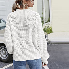 Casual Cable Knit Sweater