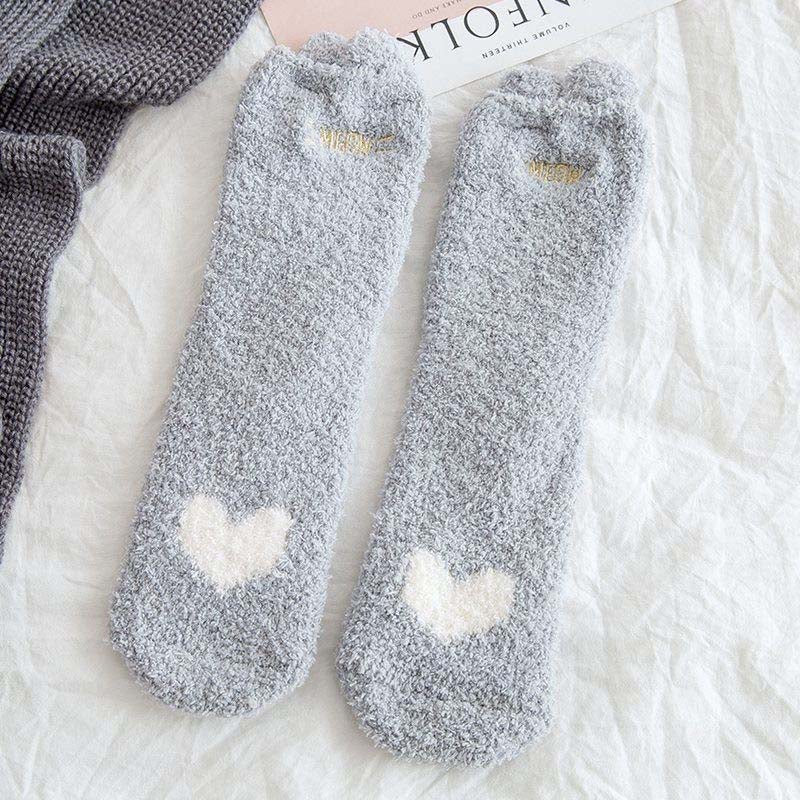 Cartoon Plush Socks