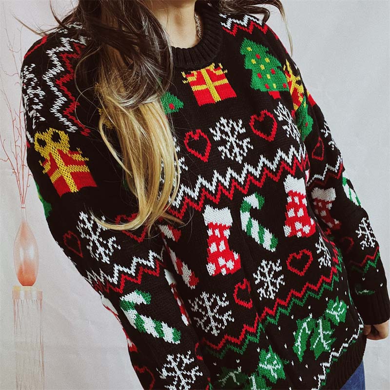 Casual Christmas Knit Sweater