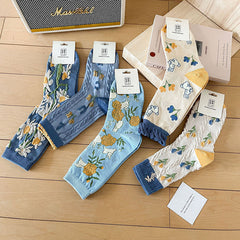 Casual Floral Socks