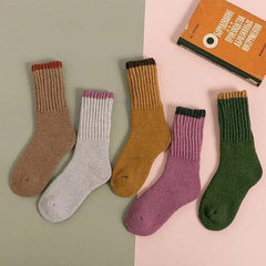 Pack of 5 Pairs of Warm Socks