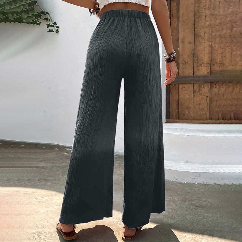 Casual Wide Leg Trousers