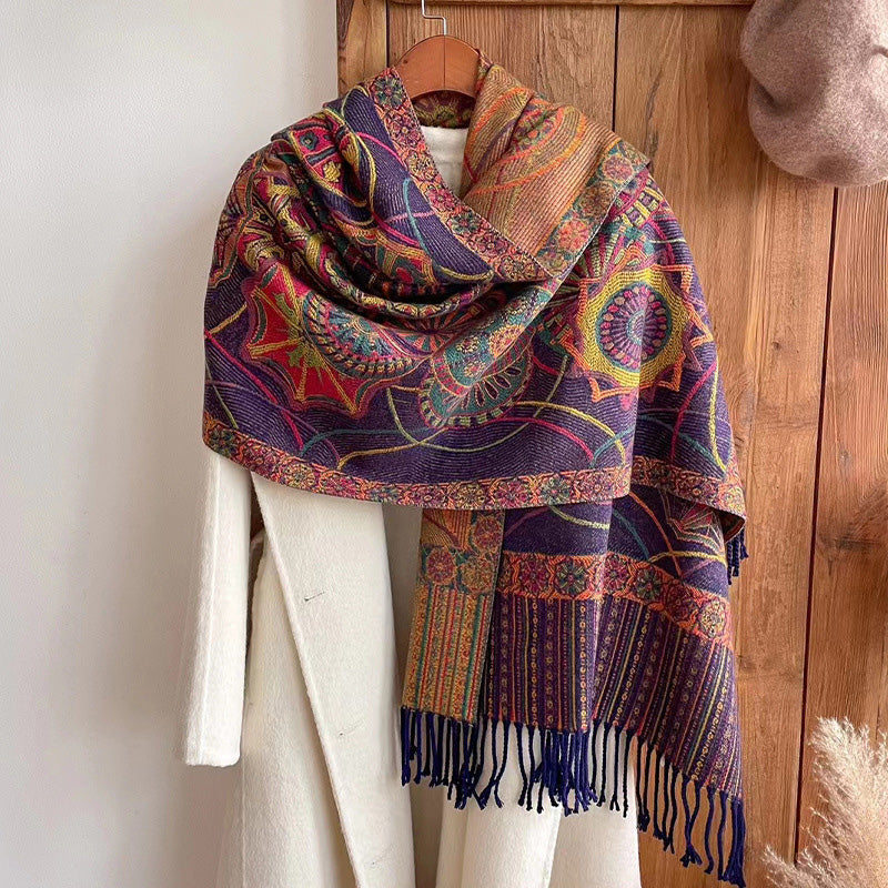 Vintage Ethnic Warm Scarf