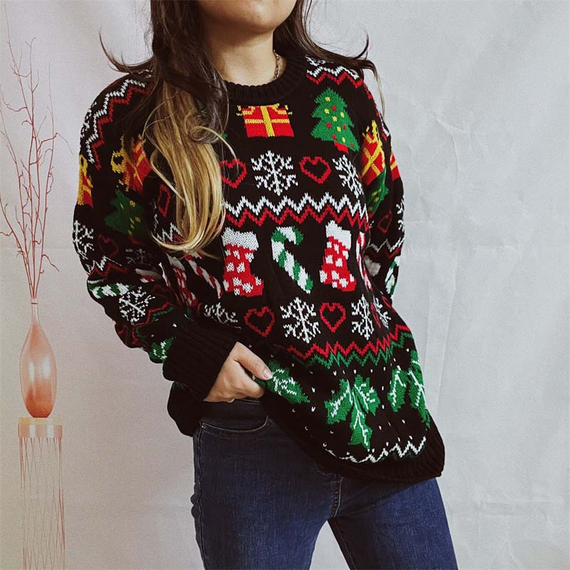 Casual Christmas Knit Sweater