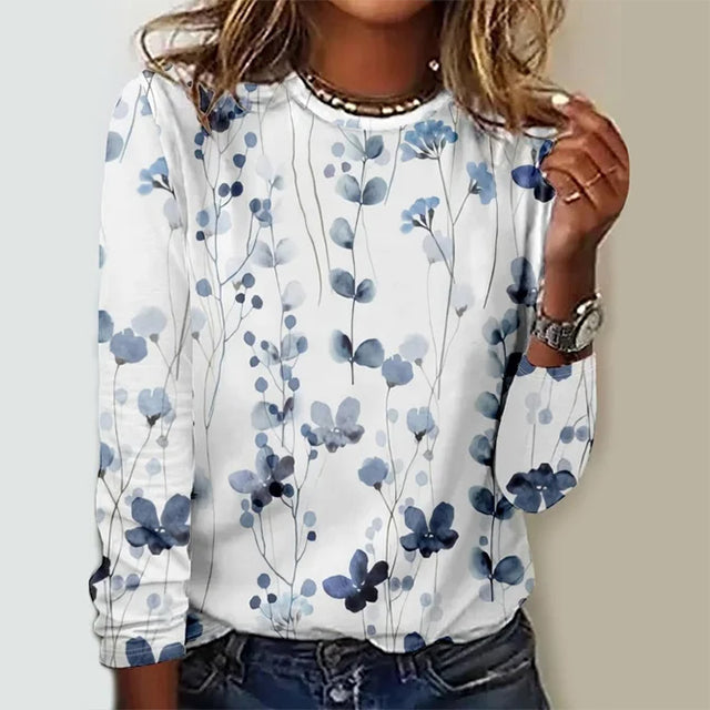 Casual Floral Print T-Shirt