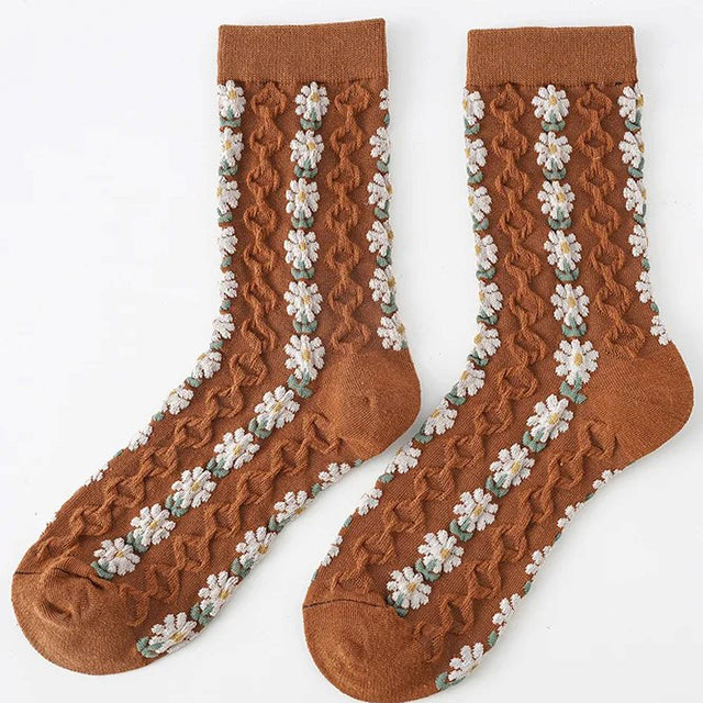 Pack of 5 Pairs Of Floral Socks