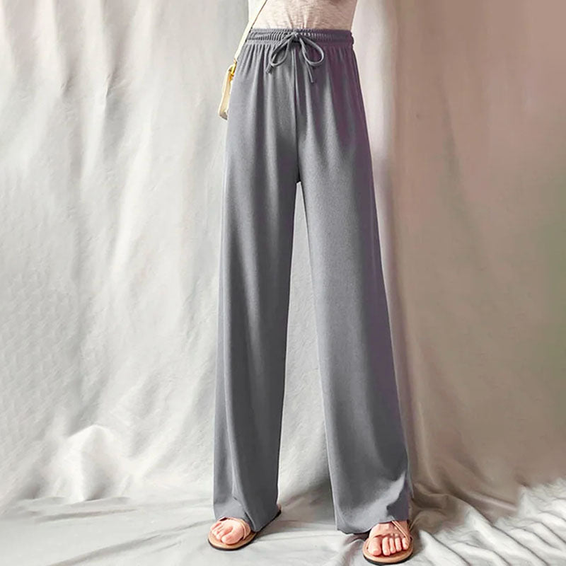 Casual Solid Colour Trousers