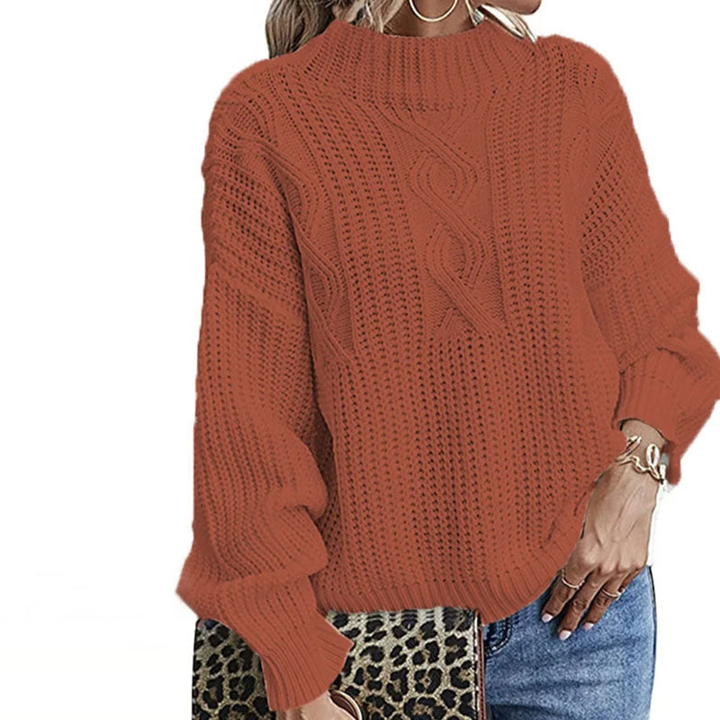 Casual Cable Knit Sweater