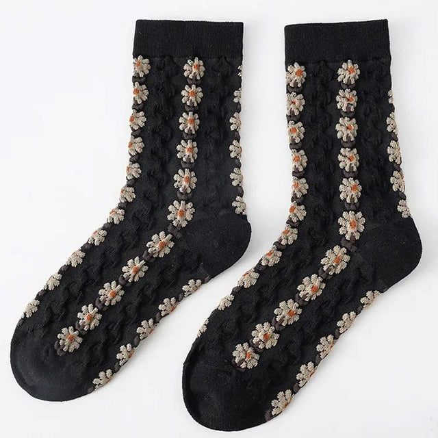 Pack of 5 Pairs Of Floral Socks