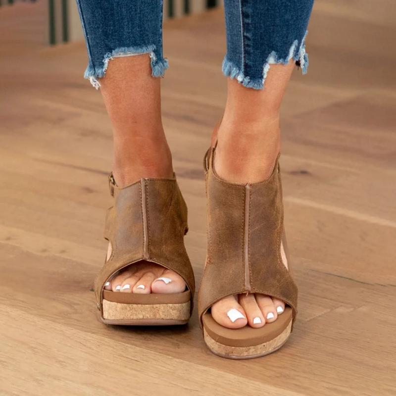 Vintage Wedge Sandals