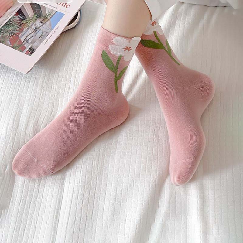 Casual Floral Socks